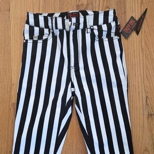 Tripp NYC striped skinny jeans